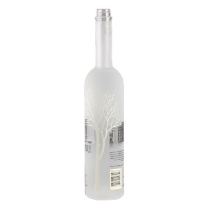 China 750ml Frosted Liquor Glass Bottles With Printing Manufacturer and Company | QLT