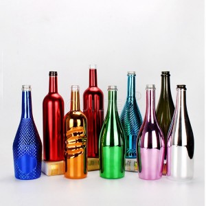 China 500 ml brown color wine glass champagne bottle Manufacturer and Company | QLT