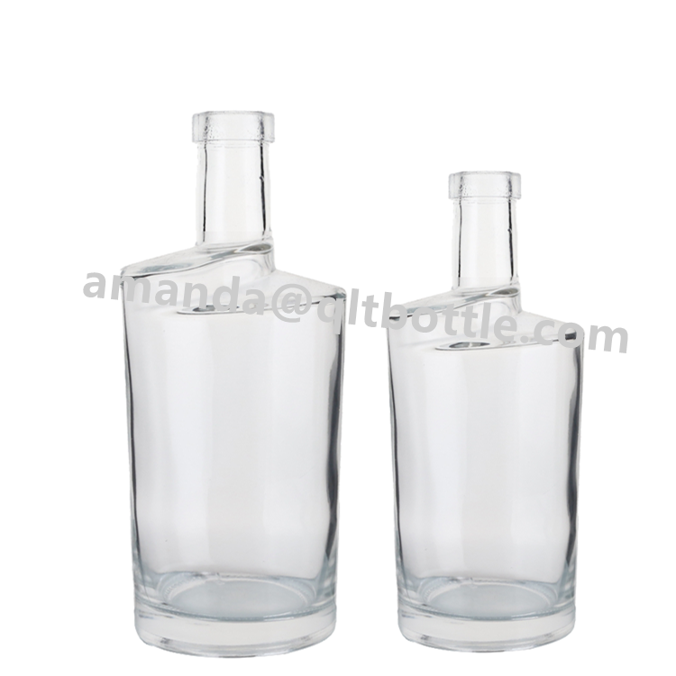 High-Quality Cheap Small Glass Bottles Factories Pricelist- 375ml 750ml Clear Glass Liquor Bottles  – QLT