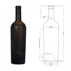 China W-69 750ml 960g Zinfandels Bordeaux Red Wine Bottle Manufacturer and Company | QLT