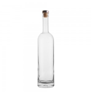 China Custom round shape 500 ml liquor glass bottle Manufacturer and Company | QLT