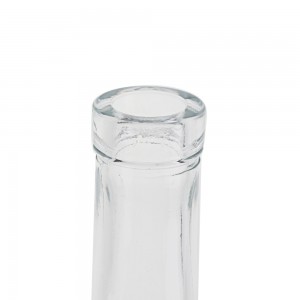 China 500 ml clear glass liquor bottle with cork Manufacturer and Company | QLT