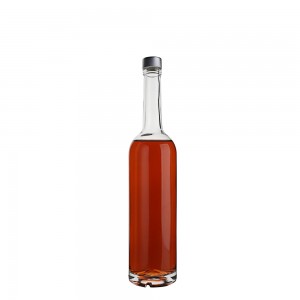 China Long neck clear glass 750 ml liquor bottle Manufacturer and Company | QLT