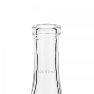 China Design 700 ml unique shape liquor bottle with cork Manufacturer and Company | QLT