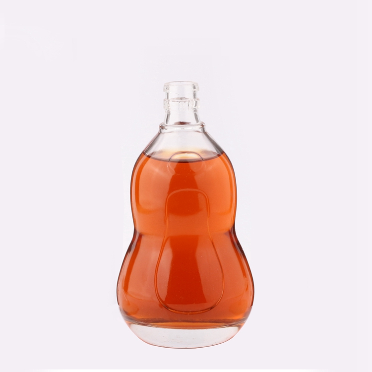 Reliable Supplier Wine Bottle Design – 500ml Gourd-shaped Wine Glass Bottle – QLT