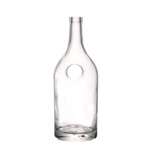 China 750 ml clear liquor glass bottle with stopper Manufacturer and Company | QLT