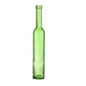 China 375 ml different color ice wine glass bottle with cork Manufacturer and Company | QLT