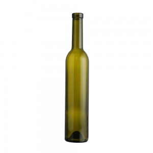 China 375 ml different color ice wine glass bottle with cork Manufacturer and Company | QLT