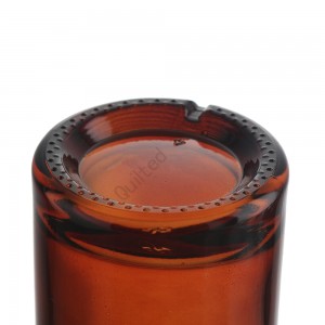 China 500 ml amber liquor glass bottle with cover Manufacturer and Company | QLT