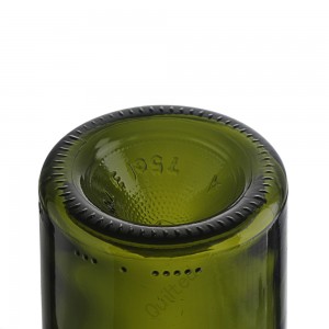 China 750 ml round shape green liquor glass bottle Manufacturer and Company | QLT