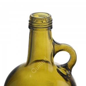 China 700 ml liquor wine handle glass bottle with screw Manufacturer and Company | QLT