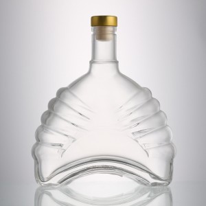 700ml Clear liquor glass bottles