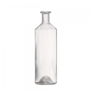 China 700 ml round liquor glass bottle with stopper cork Manufacturer and Company | QLT