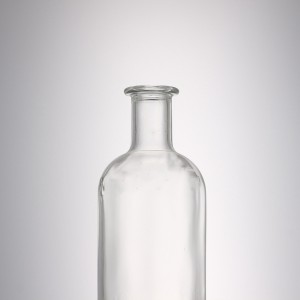 China High quality 700 ml clear liquor bottle with stopper Manufacturer and Company | QLT