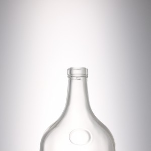 China 700 ml unique shape flat glass liquor bottle Manufacturer and Company | QLT