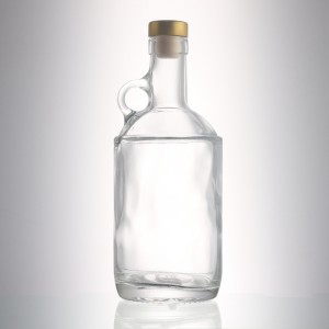 China 750 ml liquor glass bottle with handle Manufacturer and Company | QLT