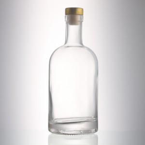 China 500 ml custom liquor glass bottle with cork Manufacturer and Company | QLT