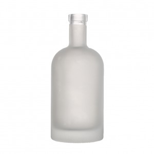 China Wholesale 750ml Beer Bottles Factories Quotes-
 1000 ml frosted glass liquor bottle with cork  – QLT