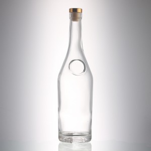 China 700 liquor logo glass bottle with cork Manufacturer and Company | QLT