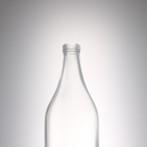 China 1000 ml liquor clear glass bottle with cork Manufacturer and Company | QLT