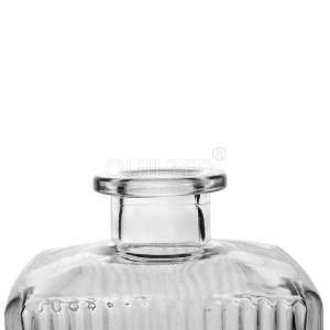 China China factory 500ml square liquor clear glass whsiky bottle Manufacturer and Company | QLT