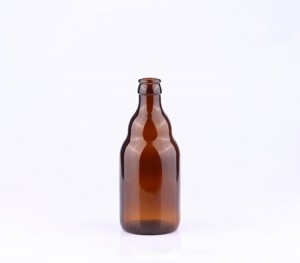 2017 China New Design Empty Mini Wine Bottles – 330ml Amber Glass Beer Bottle – QLT