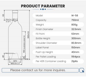 China W-58 bottle wine Manufacturer and Company | QLT