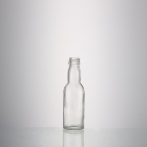 China Mini size liquor 50 ml glass vodka bottle with screw Manufacturer and Company | QLT